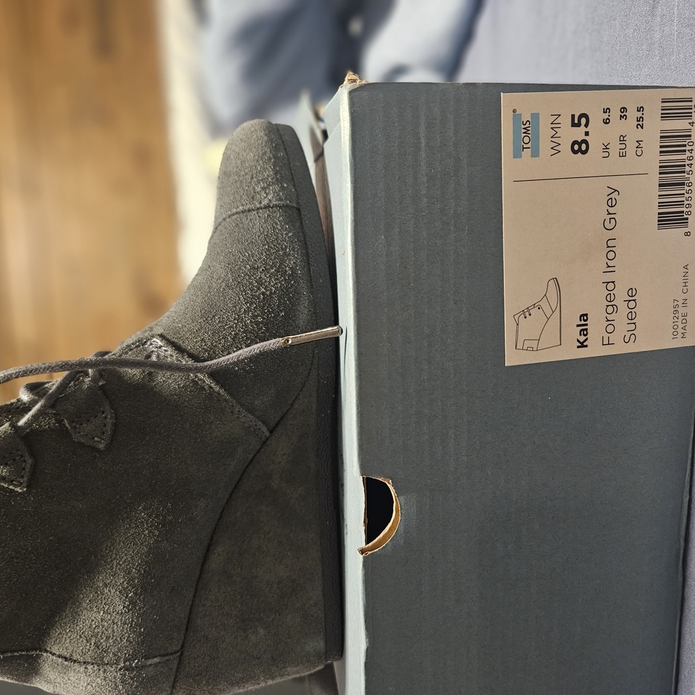 TOMS Women's Kala Suede Shoes - Forged Iron Grey